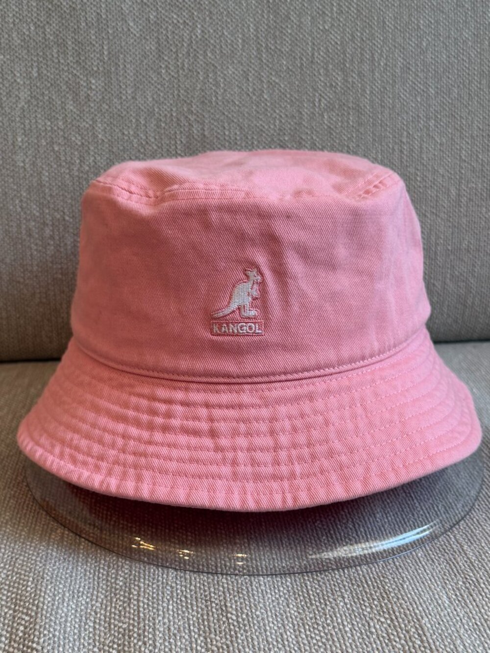 Kangol Pink Bucket Hat NWOT | Women's Size Small | Embroidered Logo